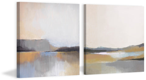 Grey Dunes Diptych