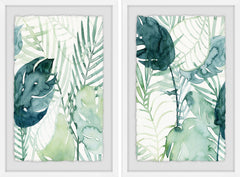 Palm Pieces Diptych