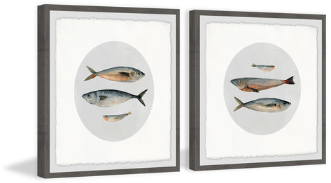Three Fish Diptych
