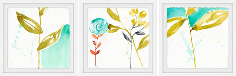 Painted Whimsy Triptych