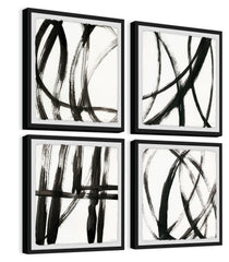 Linear Expression Quadriptych