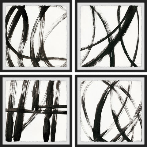Linear Expression Quadriptych