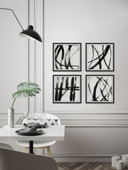 Linear Expression Quadriptych