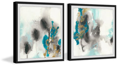 Cerulean Mirage Diptych