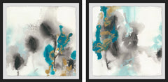 Cerulean Mirage Diptych