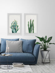 Cactus Bloom V Diptych