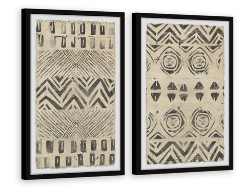 Golden Patterns Diptych