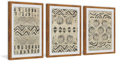 Boho Lines Triptych