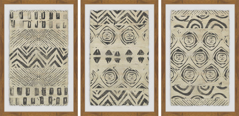 Boho Lines Triptych