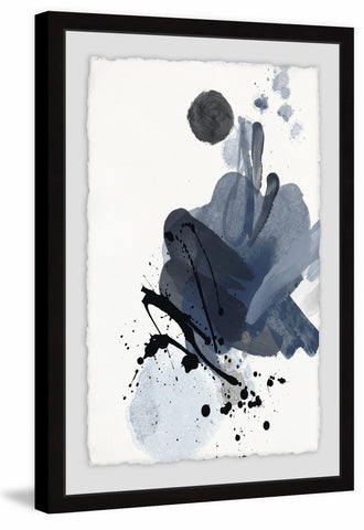Blue & Black Splash I