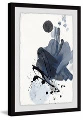 Blue & Black Splash I
