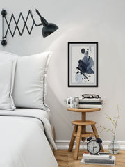 Blue & Black Splash I