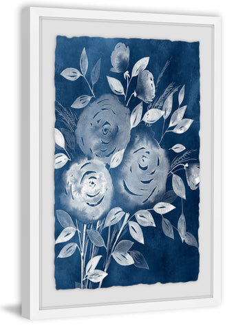 Cyanotype Roses I