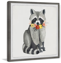 Flower Necklace Raccoon