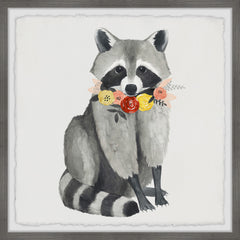 Flower Necklace Raccoon