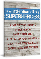 Wooden Superhero House Rules