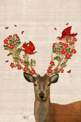 Deer and Love Birds