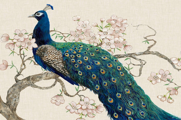 Peacock & Blossoms II