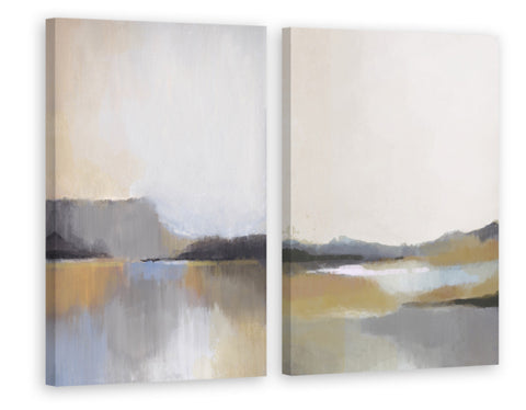 Grey Dunes VII Diptych