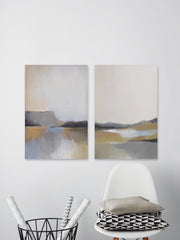 Grey Dunes VII Diptych