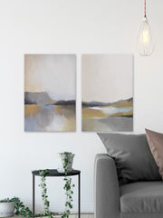 Grey Dunes VII Diptych