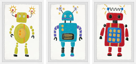 Electric Robots Triptych
