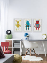 Electric Robots Triptych