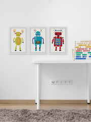 Electric Robots Triptych