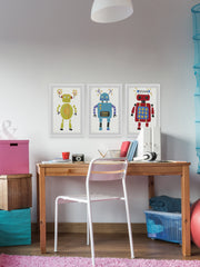 Electric Robots Triptych