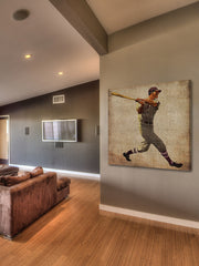 Vintage Baseball Swing