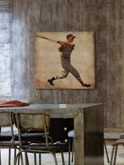 Vintage Baseball Swing