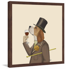 Beagle Wine Snob