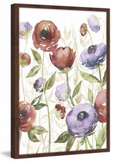 Jeweltoned Blossoms I
