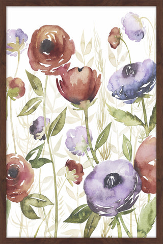 Jeweltoned Blossoms I