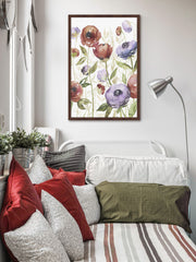 Jeweltoned Blossoms I