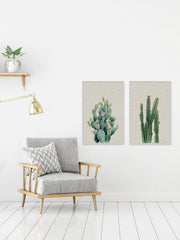 Desert Blooms I Diptych