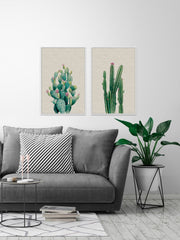 Desert Blooms I Diptych