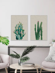 Desert Blooms I Diptych