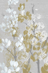 Mustard on Grey Blooms I