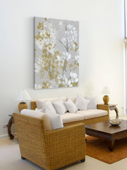 Mustard on Grey Blooms II