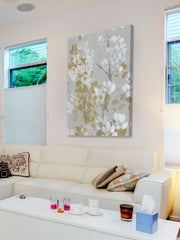 Mustard on Grey Blooms II