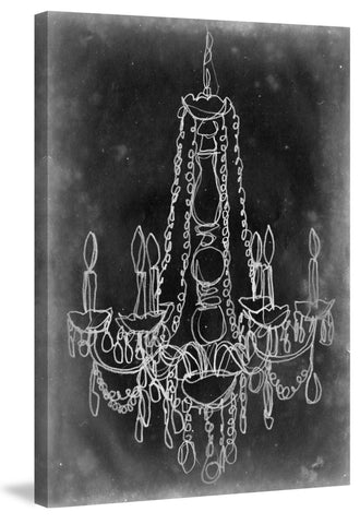 Chalkboard Chandelier I