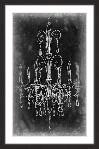 Chalkboard Chandelier II