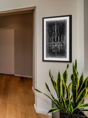 Chalkboard Chandelier II