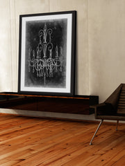 Chalkboard Chandelier II