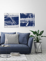 Blue Memories Diptych