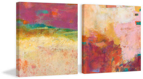 Sunset Sand Diptych