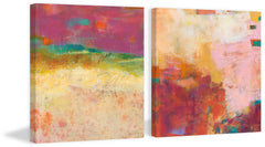 Sunset Sand Diptych