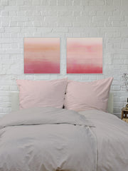 Pink Ombré Diptych