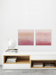 Pink Ombré Diptych